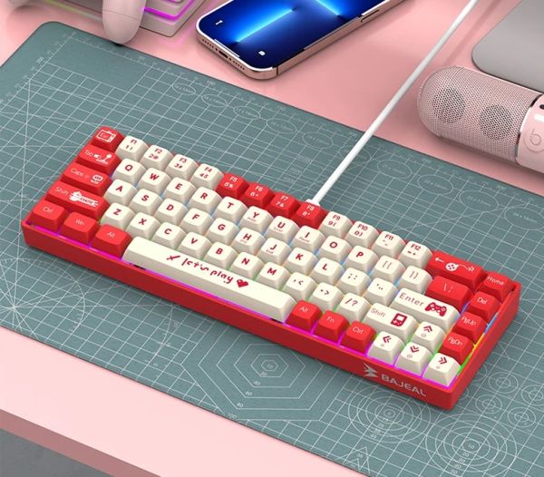 Red Switch BJ68 Red Mechanical Keyboard