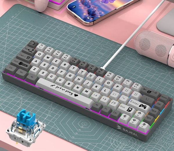 Blu Switch BJ68 Red Mechanical Keyboard