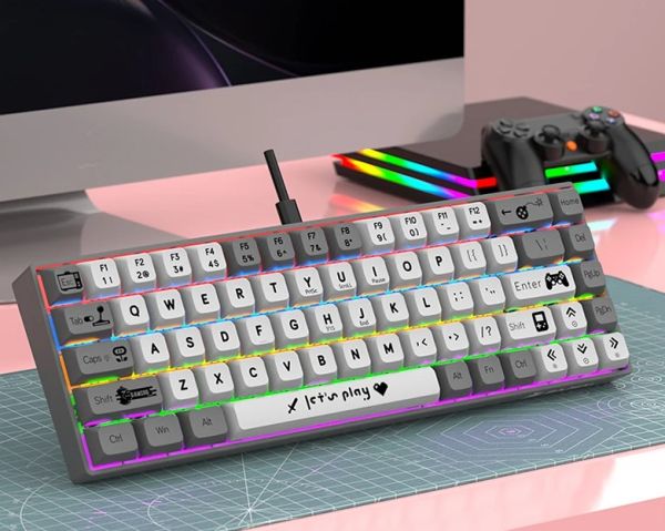 Blu Switch BJ68 Red Mechanical Keyboard