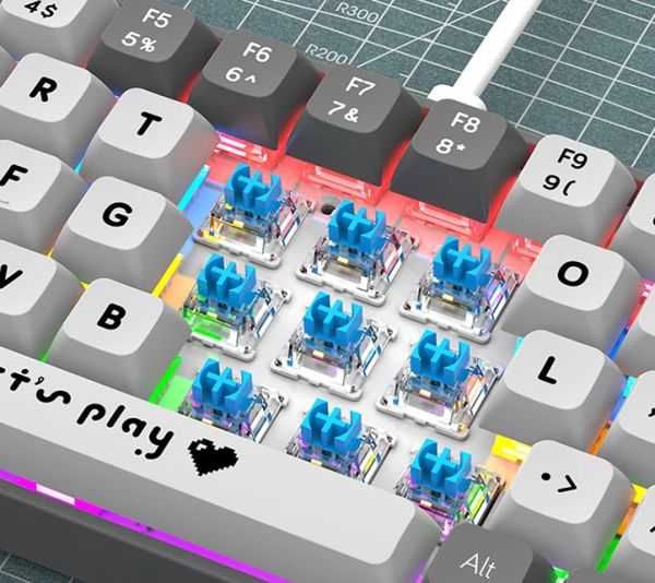 Blu Switch BJ68 Red Mechanical Keyboard