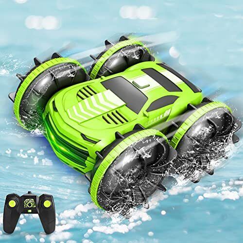 Remote Control Car Boat 2.4g 4wd Amphibious Toy Car Rc Truck Stunt Toy