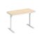 Desk: Vertex VX-1SSD-01NW Single Motor Sit-Stand Desk with Drawer & Memory Control