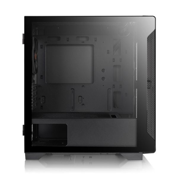 S100 TG, THERMALTAKE, CASE, Black, mATX, 1x120mm Fan, AIO 280mm, air 165mm, GPU 330mm, 2x3.5”, USB 3.0x1, USB 2.0x2, Audio+m