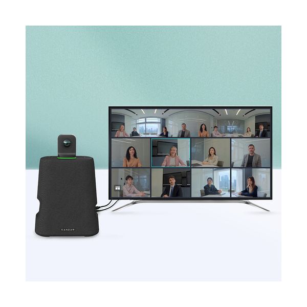 Conference Camera Kandao MT1002, 4K, USB-C, USB, RJ45, HDMI, BT, WiFi, Meeting Ultra Standard, 360° All-in-one AI Conference Device, Black