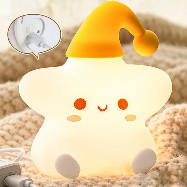 Silicone Star Shaped Night Light