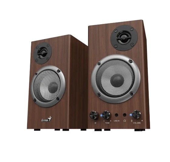 SP-HF500B, Genius Speakers 16W Wood, EU, 100-240V