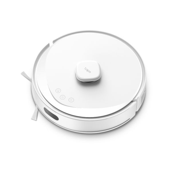 Tapo RV30 Max White, TPLINK, Robot Vacuum Cleaner, Vacuum &amp; Mop 2-in-1, 5300Pa, 2600mAh Battery, 250ml Dustbin, 300ml Water
