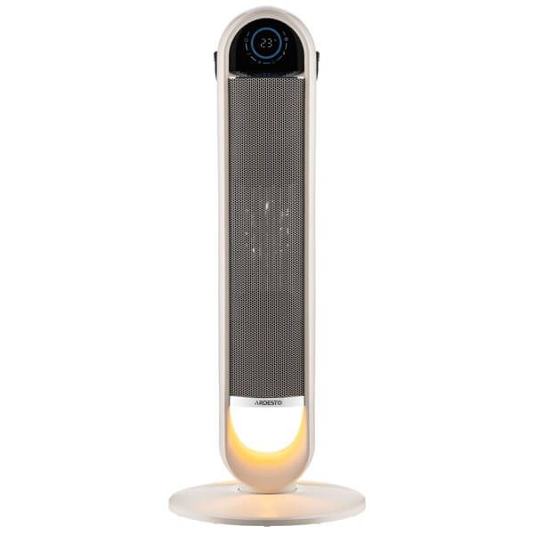 Fan heater ARDESTO FHC-2000ECWH 20m2, 2000w, electronic control, ceramic heating element, remote control, white