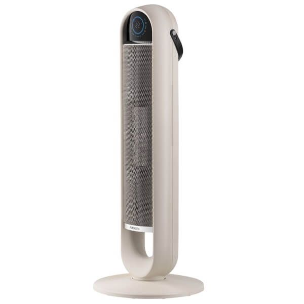 Fan heater ARDESTO FHC-2000ECWH 20m2, 2000w, electronic control, ceramic heating element, remote control, white