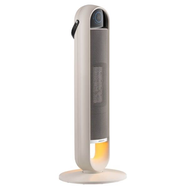 Fan heater ARDESTO FHC-2000ECWH 20m2, 2000w, electronic control, ceramic heating element, remote control, white