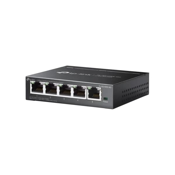 TL-SG105S-M2, TPLINK, Switch, 5-Port 2.5G Multi-Gigabit Desktop Switch.