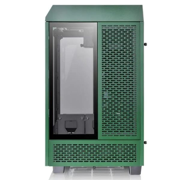 The Tower 100 Racing Green, THERMALTAKE, CASE, Racing Green, Mini-ITX, 2x120mm Fans, AIO 120mm, air 190mm, GPU 330mm, 2x3.5"