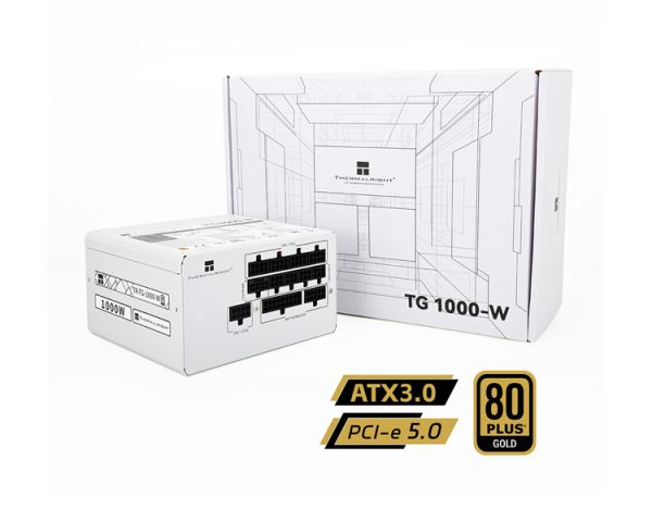 Power supply: THERMALRIGHT TR-TG-1000-W 1000W 80 PLUS GOLD ATX 3.0 Full-Modular