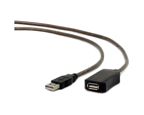 Cable: Gembird UAE-01-10M Active USB 2.0 extension cable 10m black