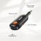 B1111A01, UNITEK, Bluetooth Adapter, 2-in-1 Bluetooth 5.3 Transmitter/Receiver, up to 10 m, latency 40ms, charge up to 10