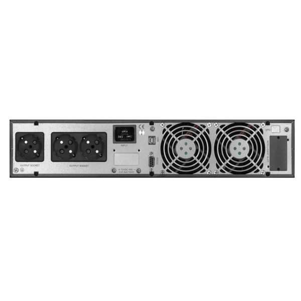 2E OD3000RT, 3000VA/2700W, RT2U, LCD, USB, 3xSchuko