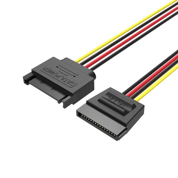 15 Pin SATA Power Extension Cable - 8 Inch