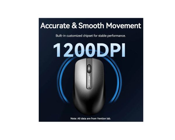 Mouse: Vention KTABG Wired Mouse Black