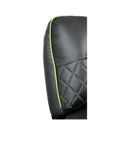Gaming chair: Vertex Throne Gaming Sofa Green/PVC
