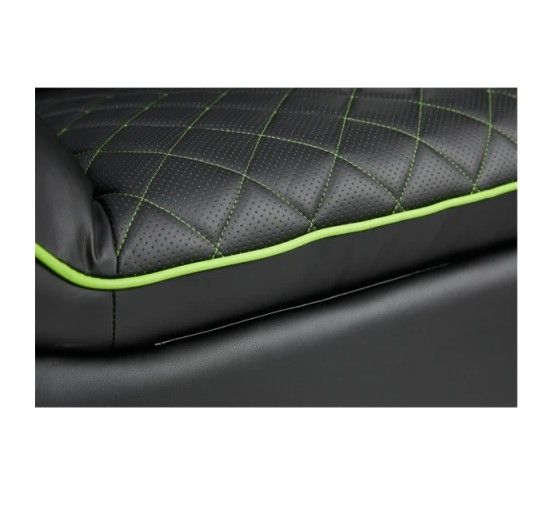 Gaming chair: Vertex Throne Gaming Sofa Green/PVC