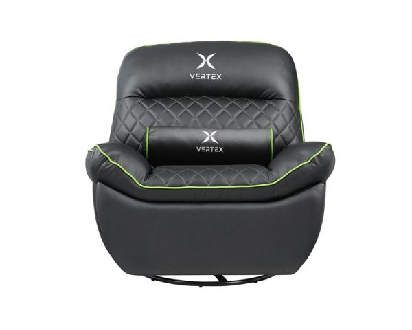 Gaming chair: Vertex Throne Gaming Sofa Green/PVC