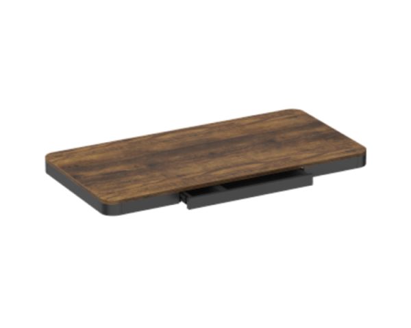 Table top: Vertex VX-CDS-12060RB Compact Desktop Set Rustic Brown