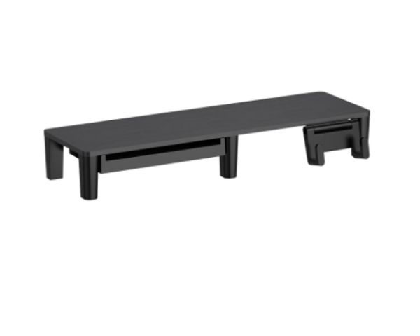 Monitor Stand: Vertex VX-MR-01B Affordable Large Heavy-duty Monitor Riser with Drawer & Holder