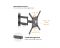 TV Mount: Vertex VX-TV-WM06 Full-Motion TV Wall Mount 23"-65"