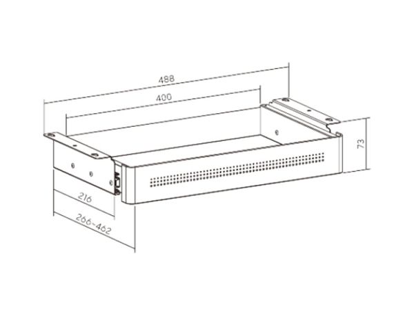 Desk Drawer: Vertex VX-UDSD-488B Under-Desk Storage Drawer (Standard Size)