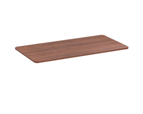 Table Top: Vertex VX-WTT-12060DW 1200x600mm One-Piece Wood Table Top Dark Walnut