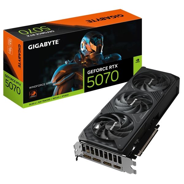 GIGABYTE Graphic Adapter GeForce RTX 5070 12GB GDDR7 WINDFORCE SFF
