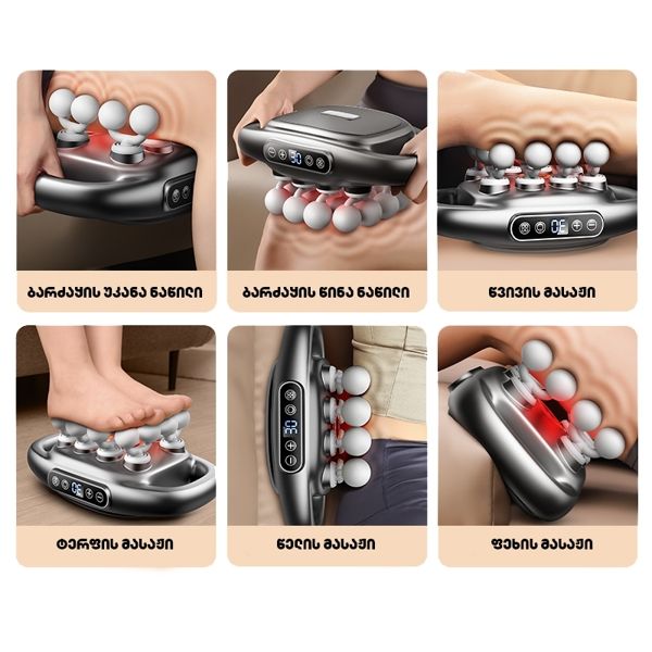 Massager ALLX AXM-524G, Massager, Black