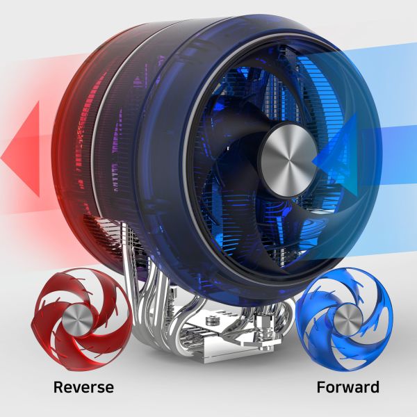 Zalman CPU cooler ZET5, ARGB LGA 1851, 1700, 1200, 115x, AM5, AM4,  4pin PWM, 3pin+5VARGB, TDP200W, white