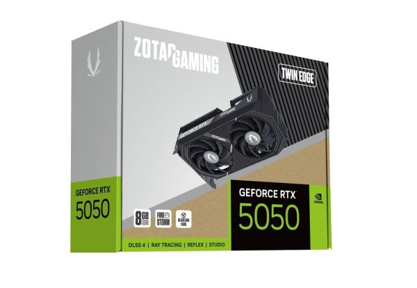 Video card: Zotac GAMING GeForce RTX5050 Twin Edge 8GB 128-Bit GDDR6 - ZT-B50500E-10M